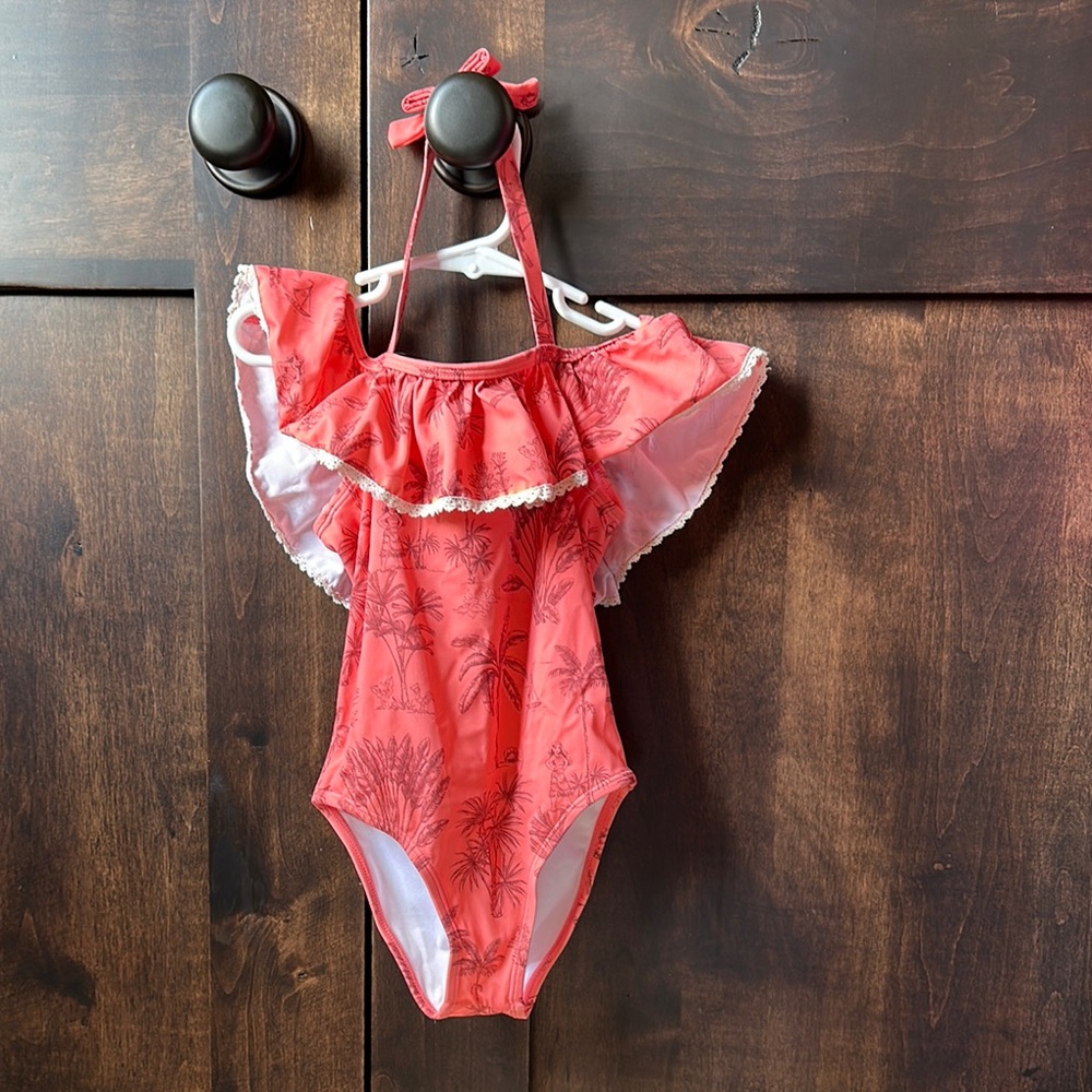 Ruffled One-Piece Swimsuit